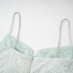 Vanna dantelli mini elbise