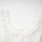 Nyala fırfır mini elbise