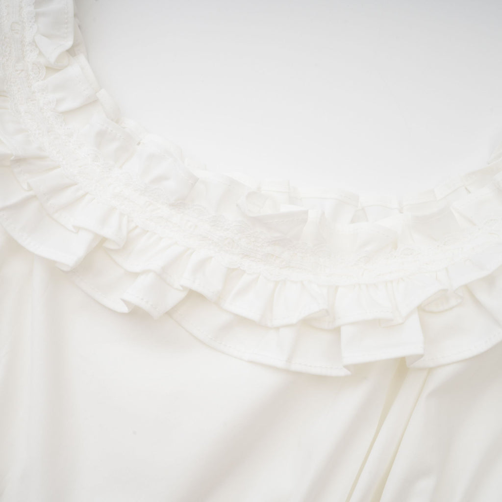 Nyala fırfır mini elbise