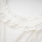 Nyala fırfır mini elbise