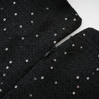 Santorini süslemeli mini elbise