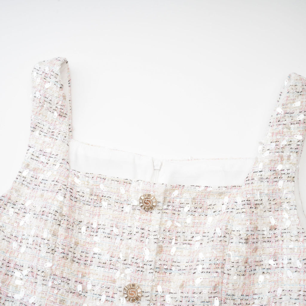 Stefania payetli tüvit mini elbise