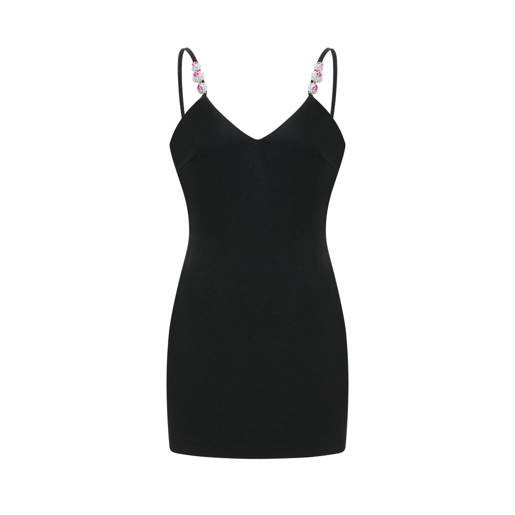 Lucinda kristal mini elbise