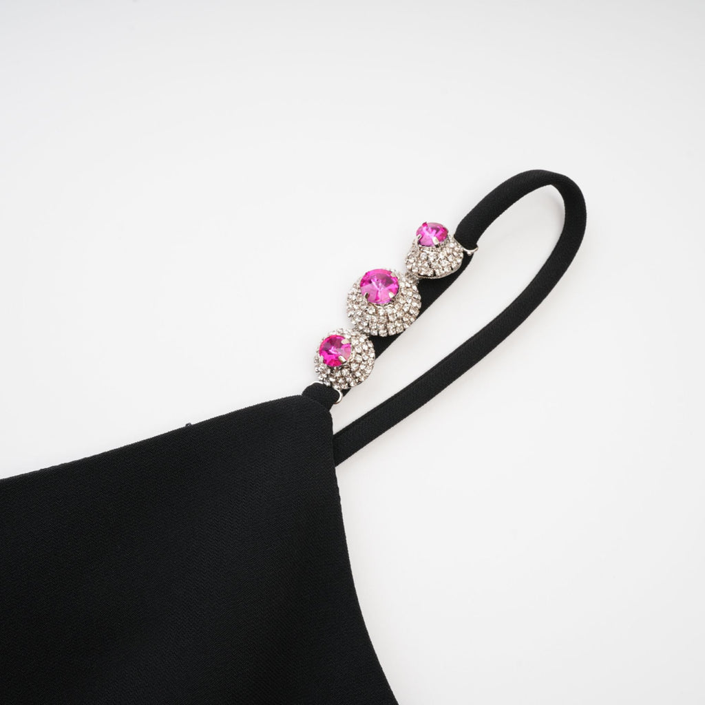 Lucinda kristal mini elbise