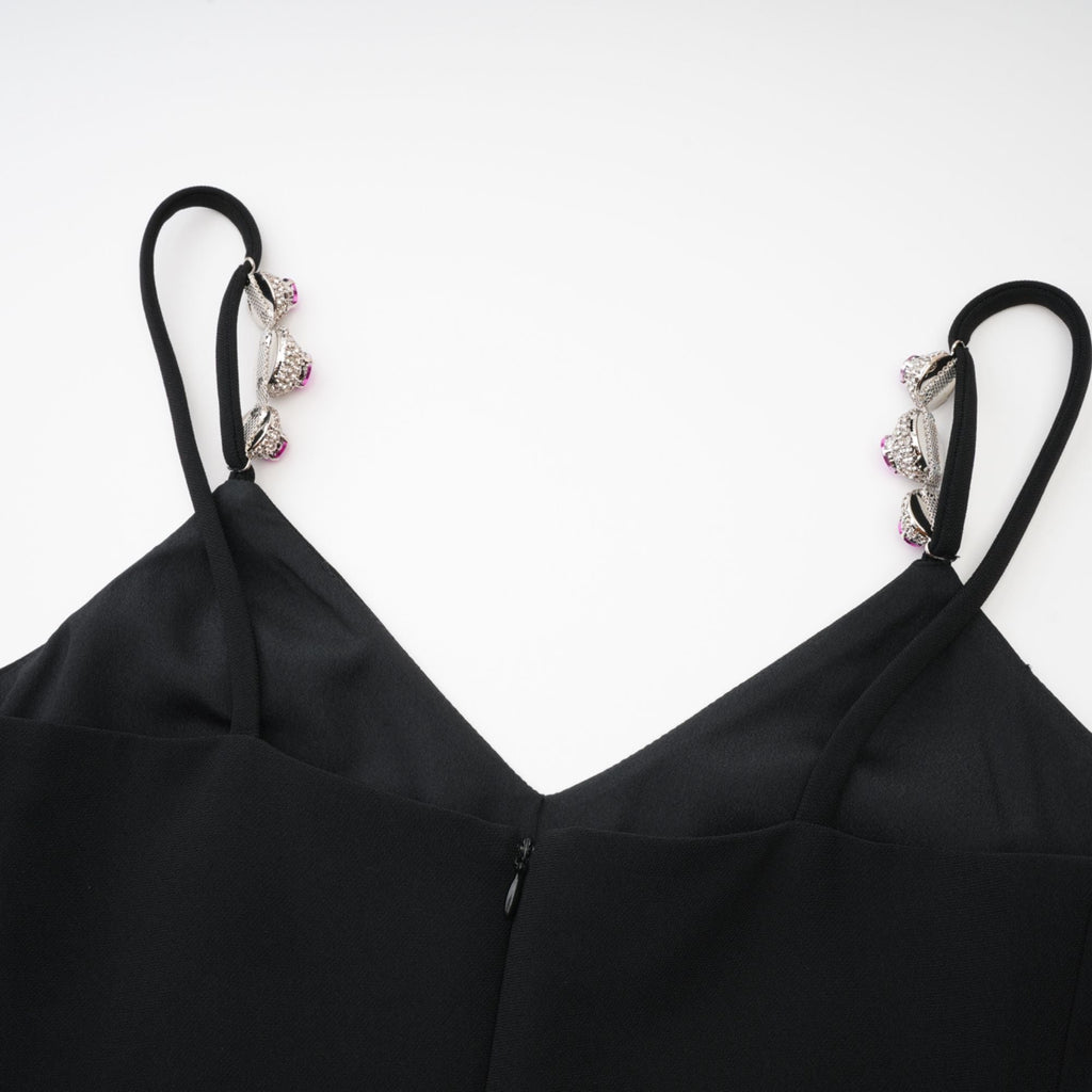 Lucinda kristal mini elbise