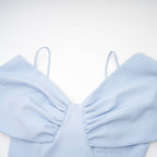 Valerie ilmekli kloş mini elbise