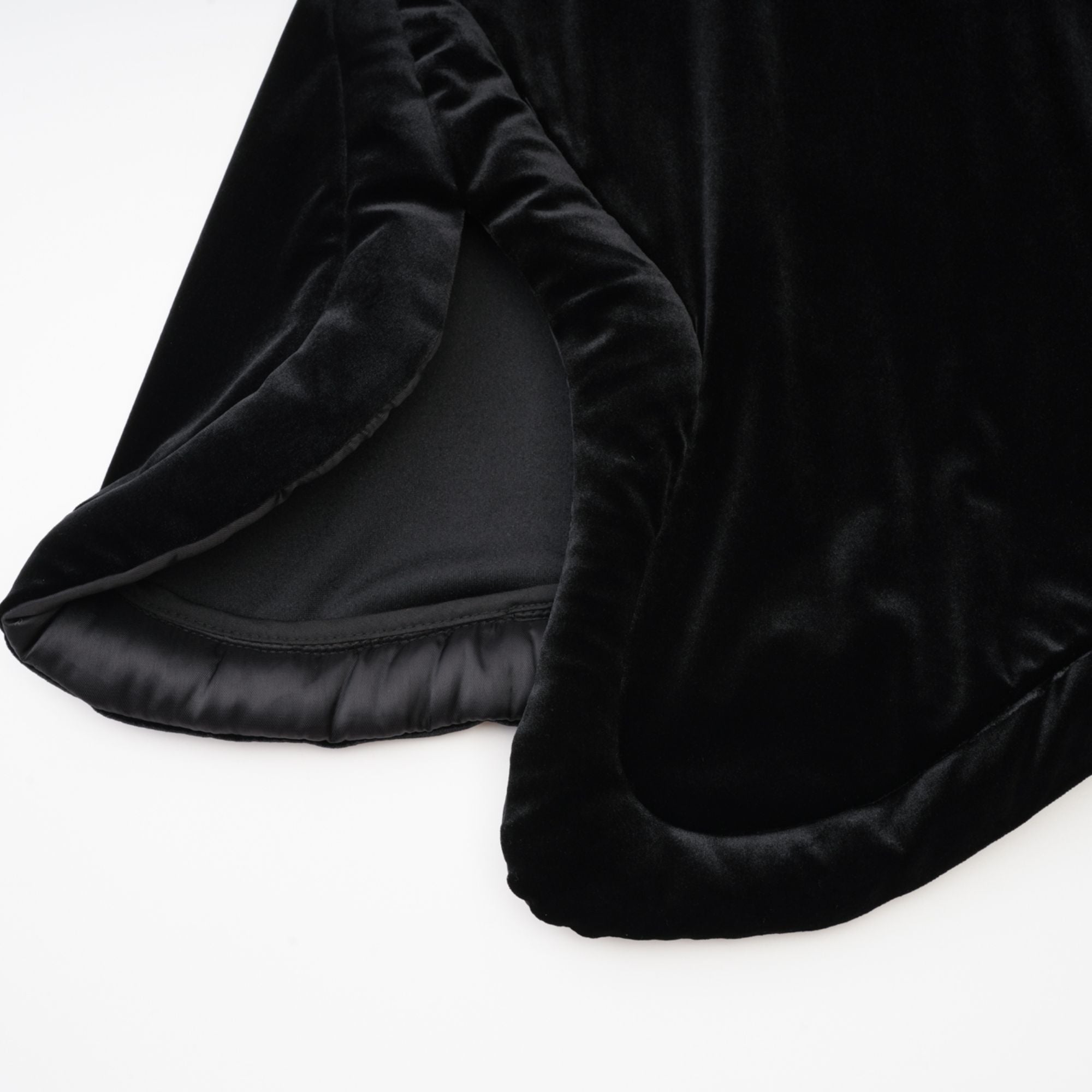 Rowena asimetrik kadife mini elbise