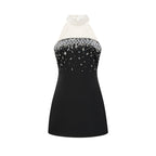 Octavia süslemeli mini elbise