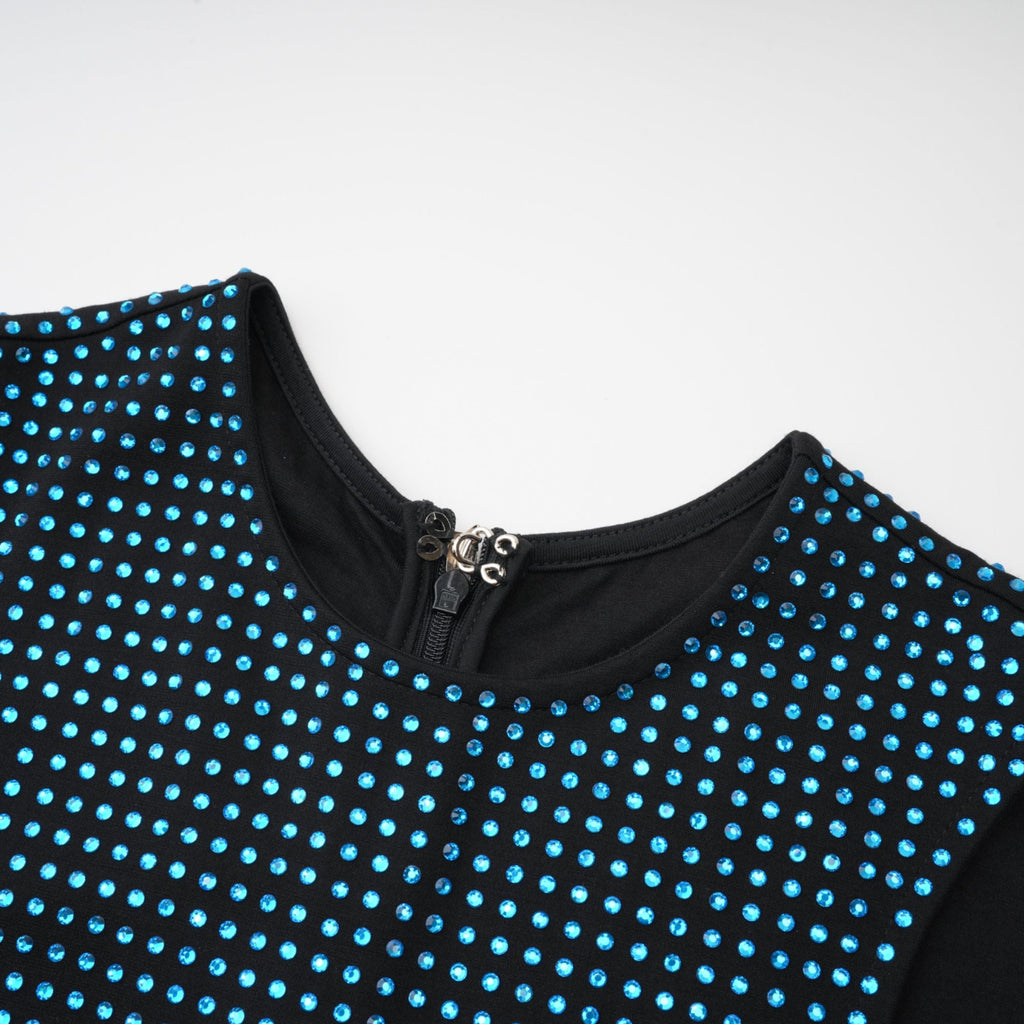 Rafaela süslemeli midi elbise