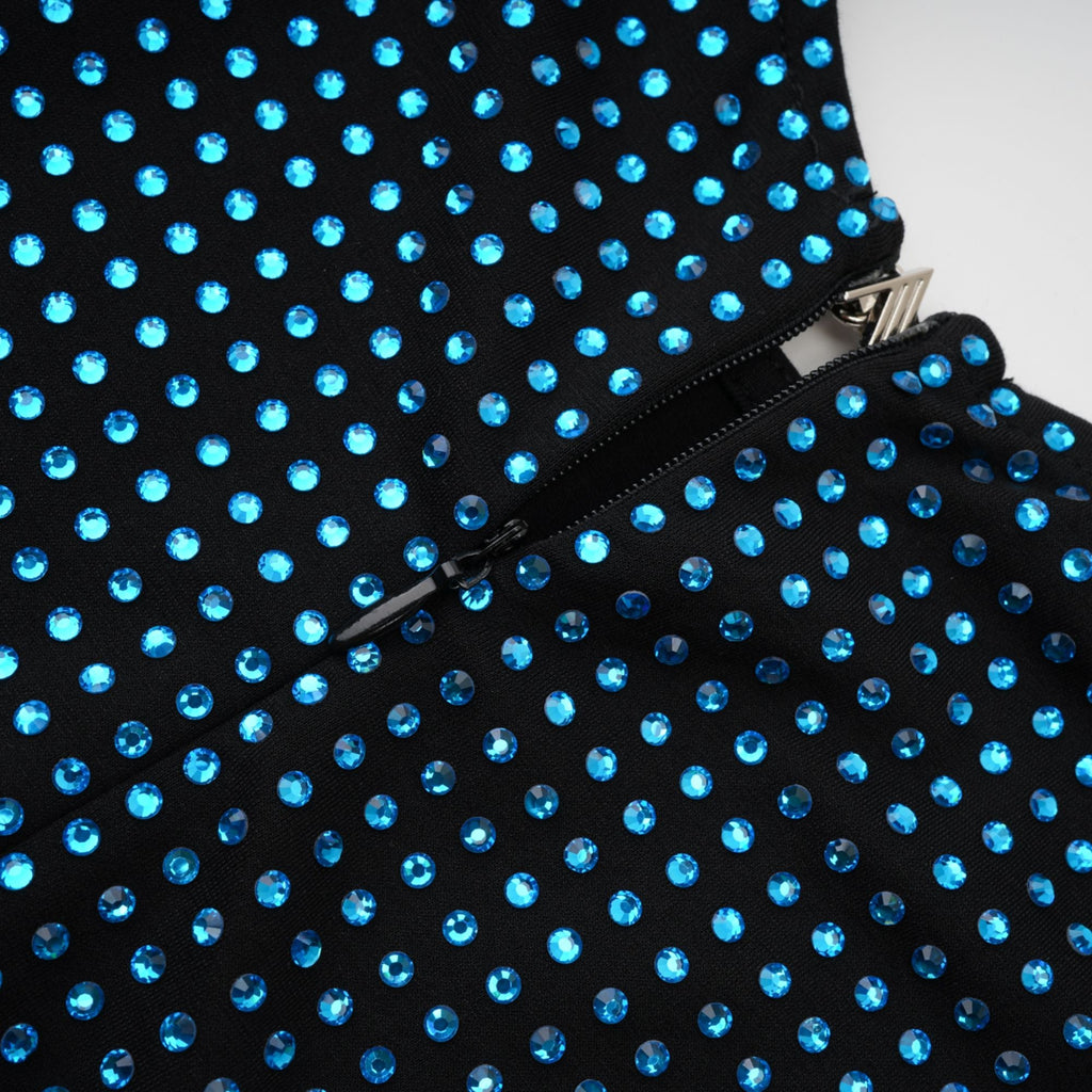 Rafaela süslemeli midi elbise