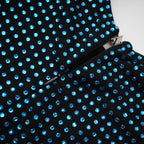 Rafaela süslemeli midi elbise