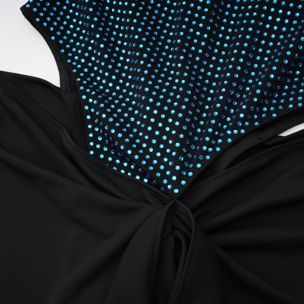 Rafaela süslemeli midi elbise