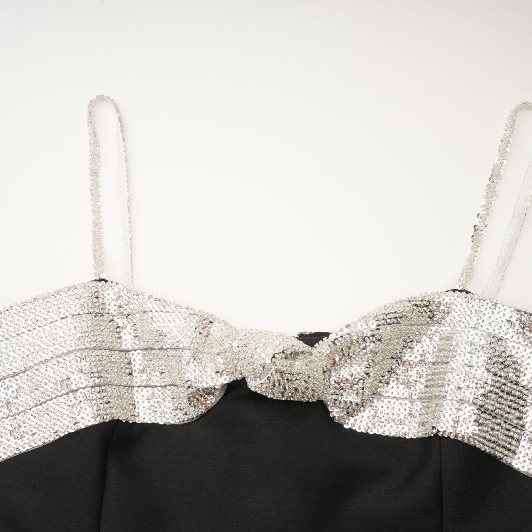 Lourdes fiyonk mini elbise