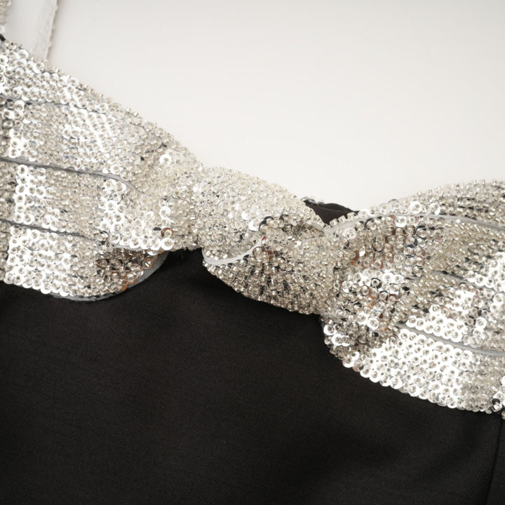 Lourdes fiyonk mini elbise