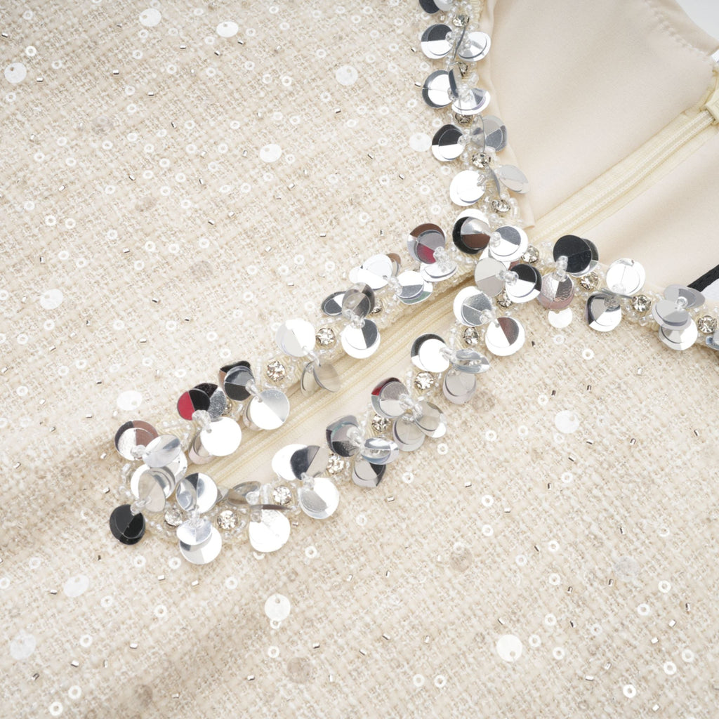 Émilie tüvit mini elbise