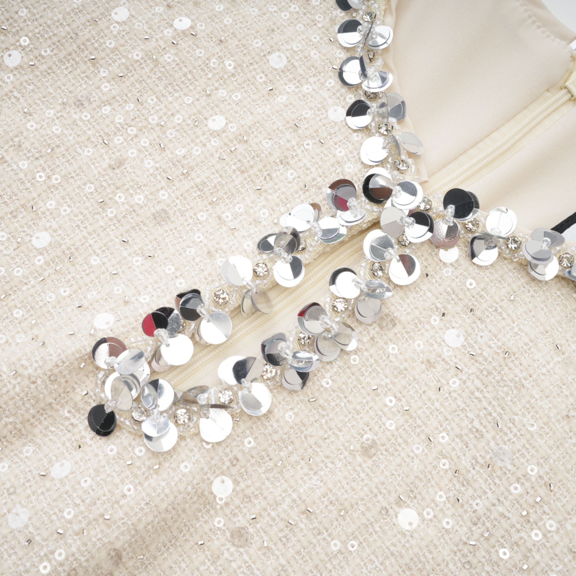 Émilie tüvit mini elbise