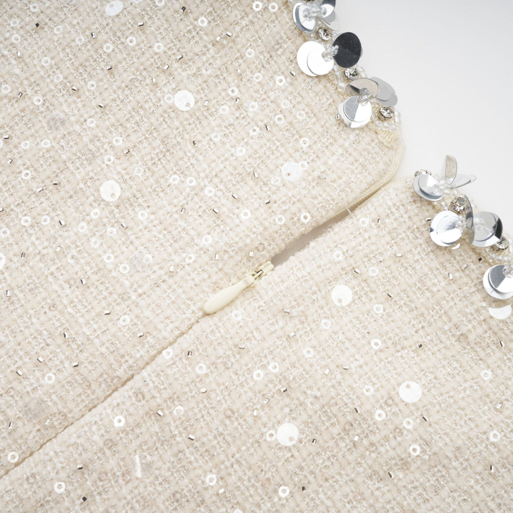 Émilie tüvit mini elbise