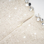 Émilie tüvit mini elbise