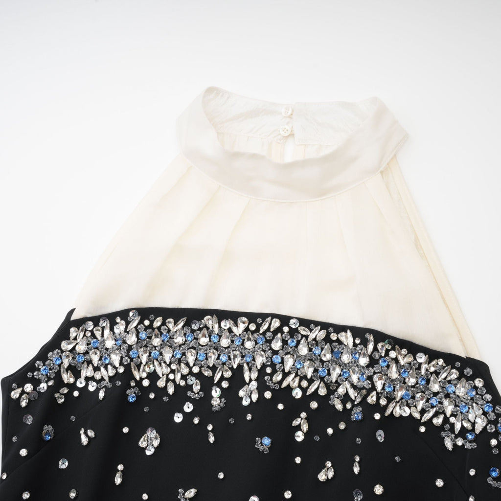 Octavia süslemeli mini elbise