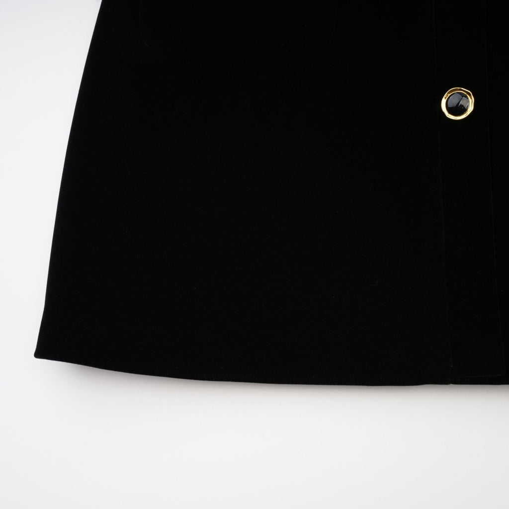 Reeva kadife mini elbise