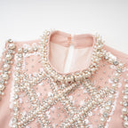 Cesca kolsuz mini elbise