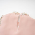 Cesca kolsuz mini elbise