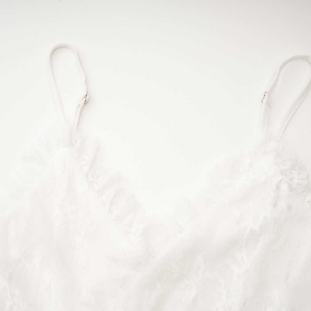 Larelle dantel midi elbise