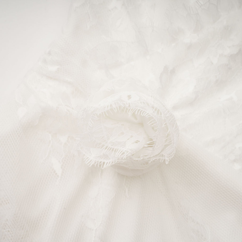 Larelle dantel midi elbise