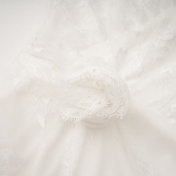 Larelle dantel midi elbise