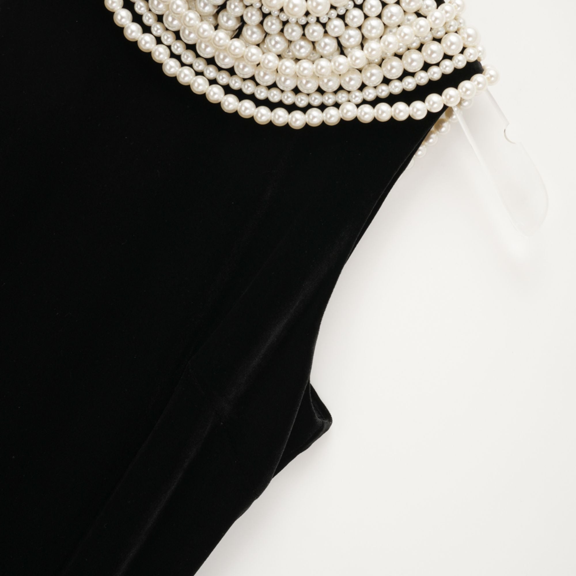 Lucena kadife midi elbise