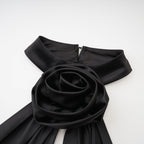 Honorine kesim mini elbise