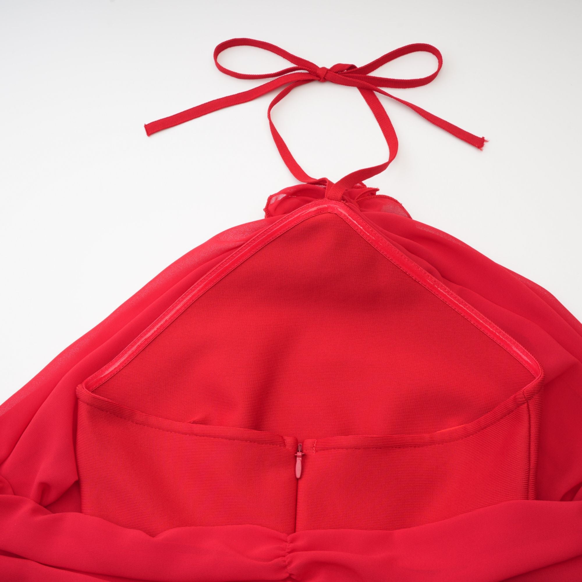 Rozet çiçek maksi elbise