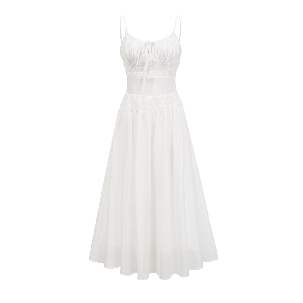 Sancia kayışlı midi elbise