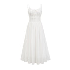 Sancia kayışlı midi elbise