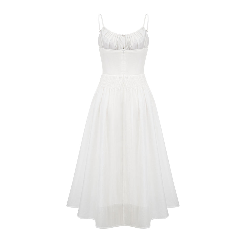 Sancia kayışlı midi elbise