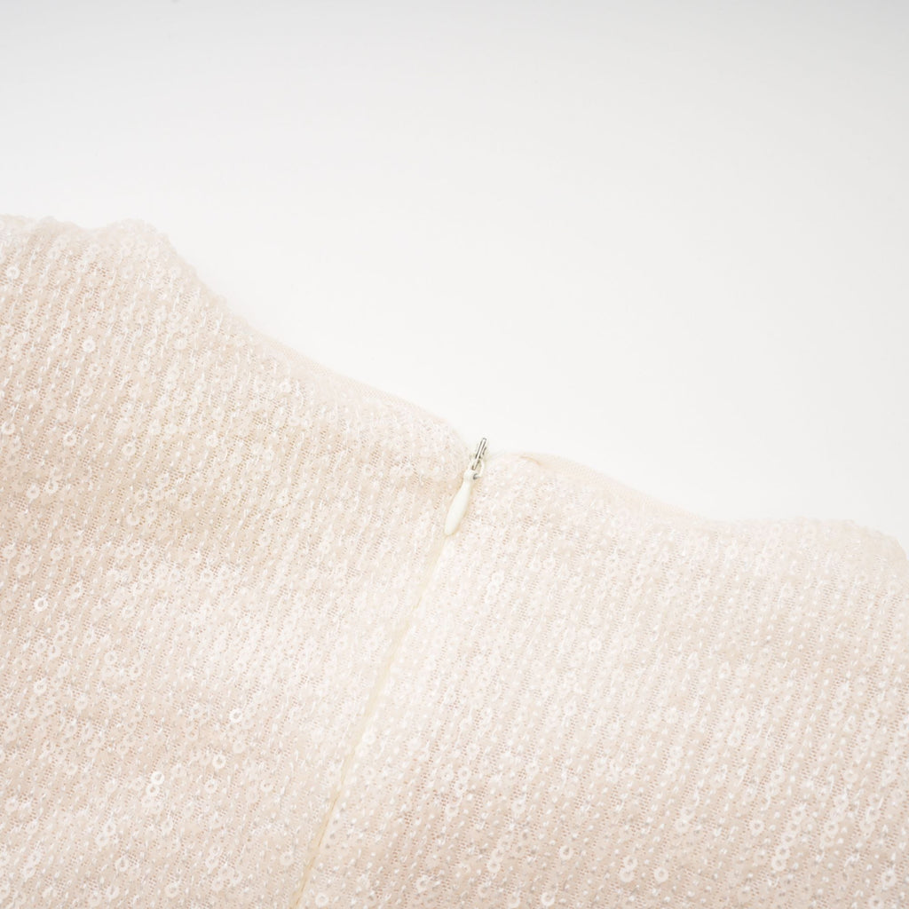 Gabriella tüy midi elbise