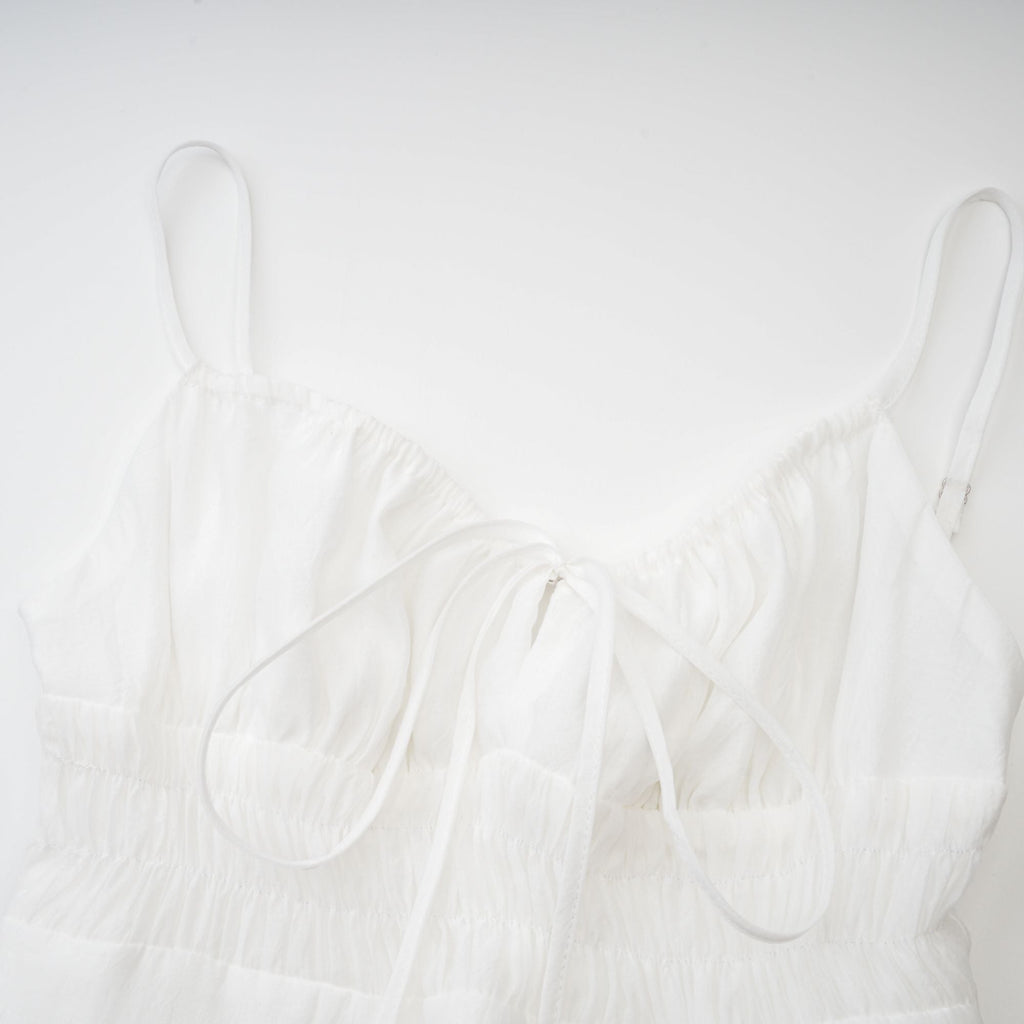 Sancia kayışlı midi elbise