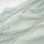 Salilah fırfırlı midi elbise