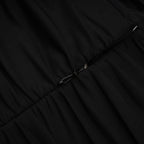 Juana asimetrik midi elbise