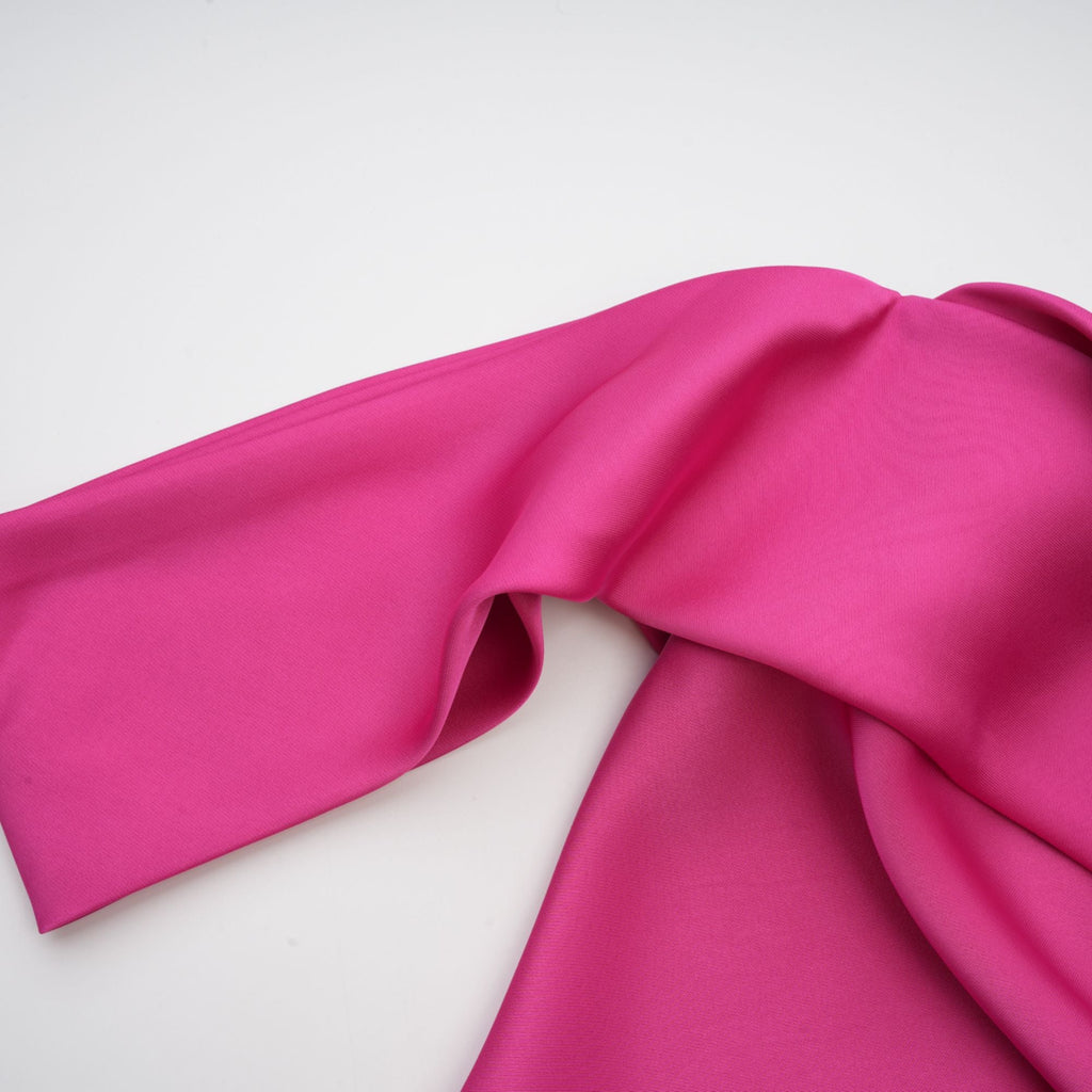 Yasmine saten midi elbise