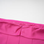 Yasmine saten midi elbise