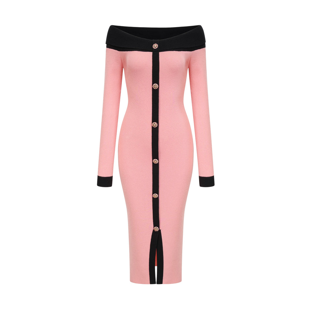 Carine midi elbise