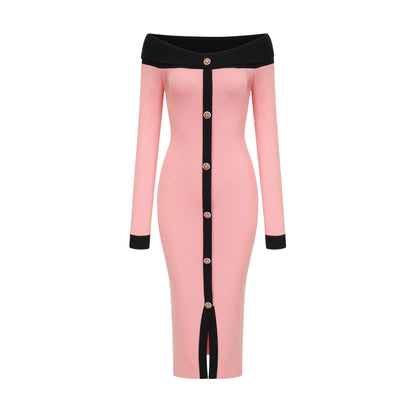 Carine midi elbise