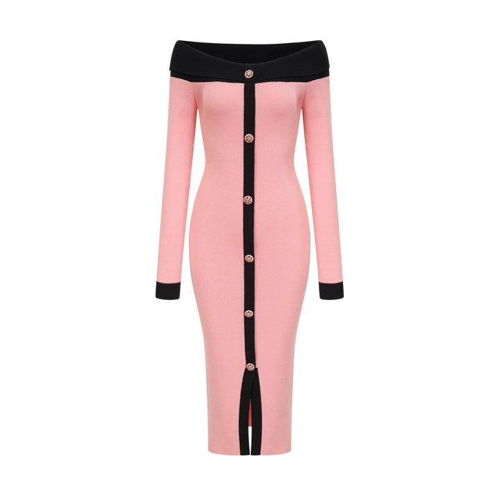 Carine midi elbise