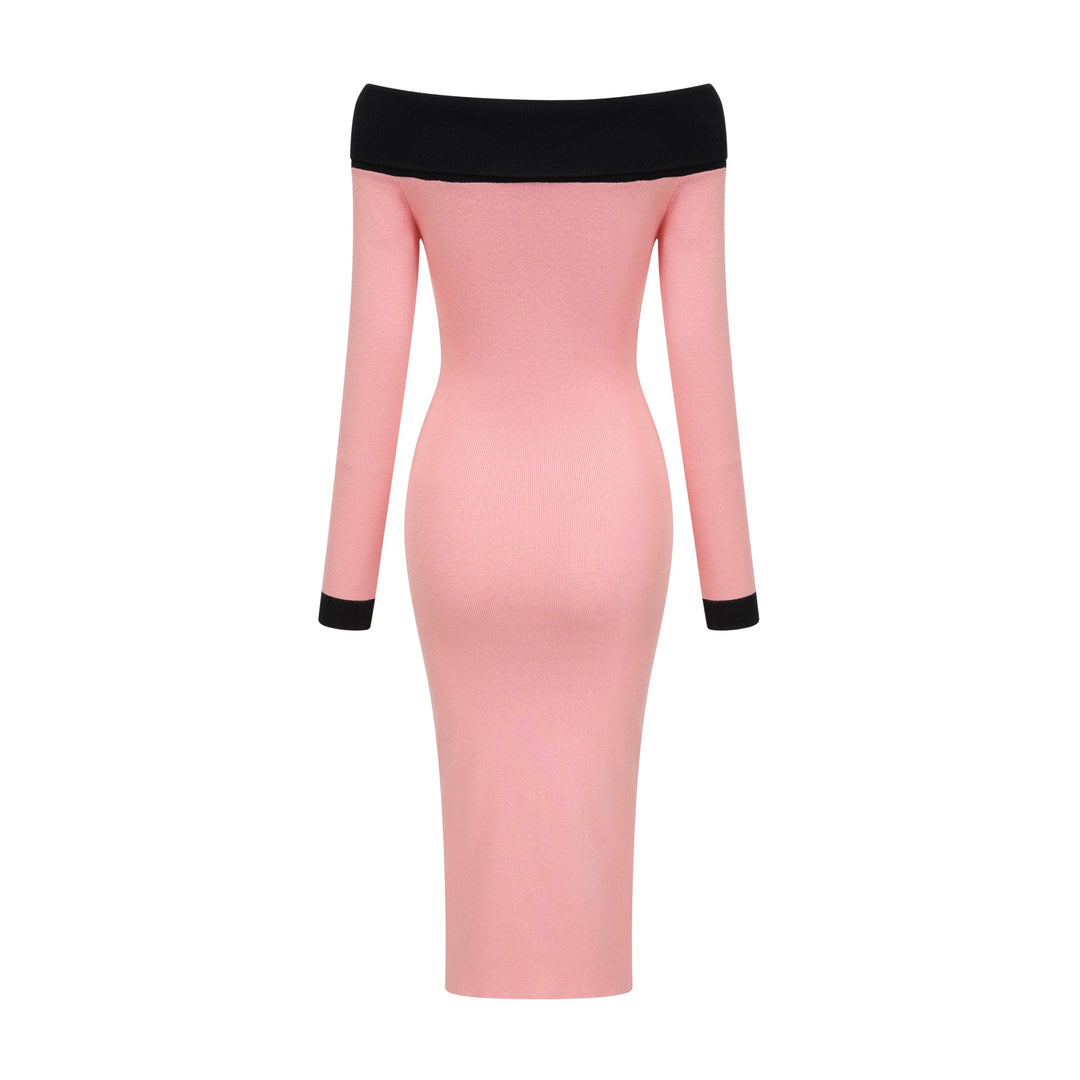 Carine midi elbise