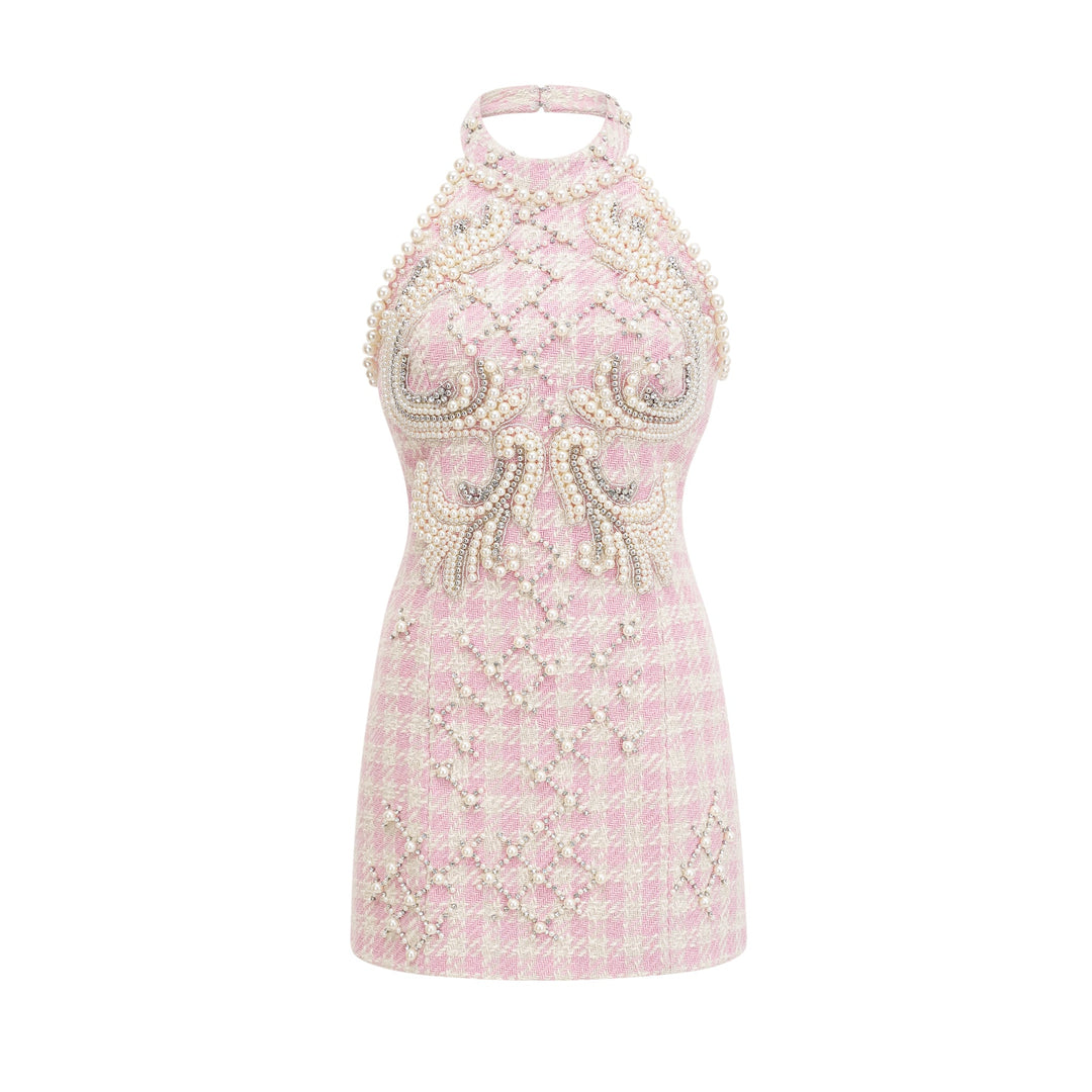 Capucine inci mini elbise