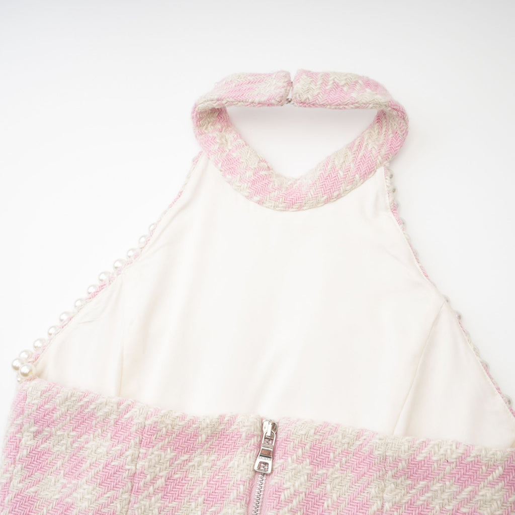 Capucine inci mini elbise