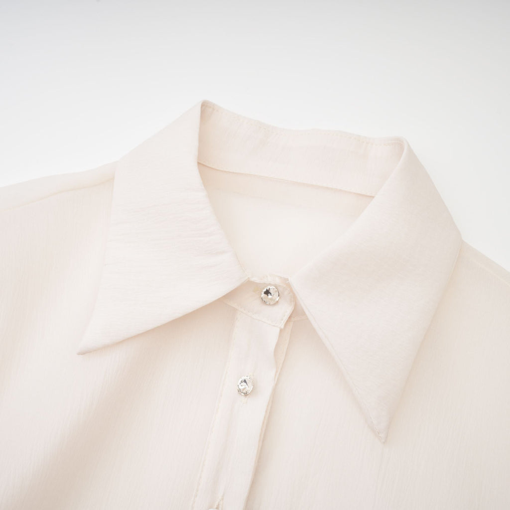 Élodie şeffaf mini elbise