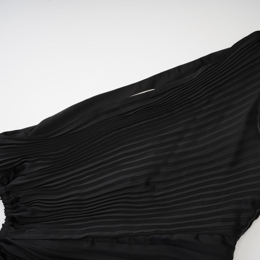 Sandrine asimetrik maksi elbise