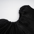 Sandrine asimetrik maksi elbise